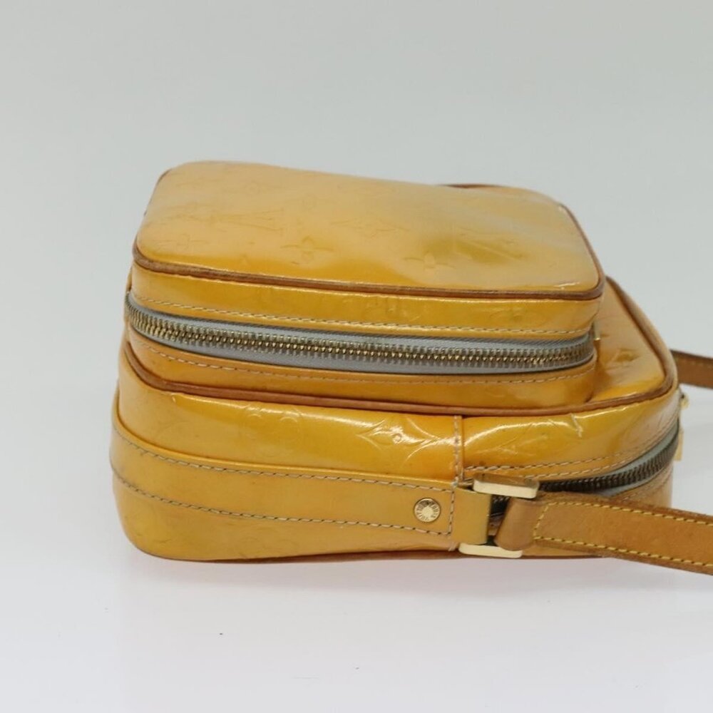 Authentic LOUIS VUITTON Monogram Vernis Wooster Shoulder Bag Gris M91036 LV - Picture 11 of 16